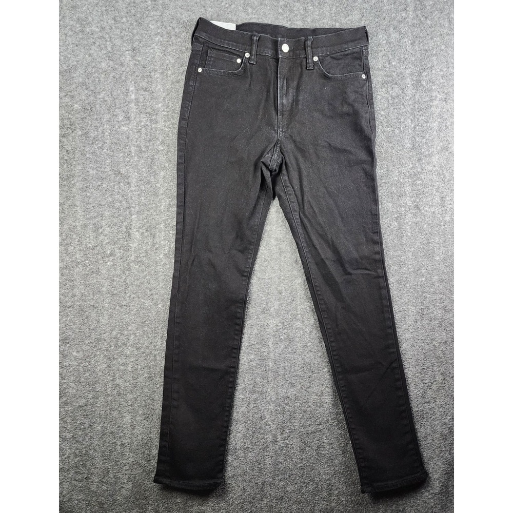 H&M‎ Skinny Fit Jeans Women 32/32 Black High Rise Stretch Denim 0985159 5